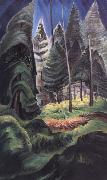 Emily Carr A Rushing Sea of Undergrowth oil painting picture wholesale